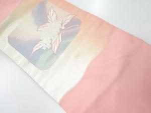 紫陽花模様織り出し名古屋帯